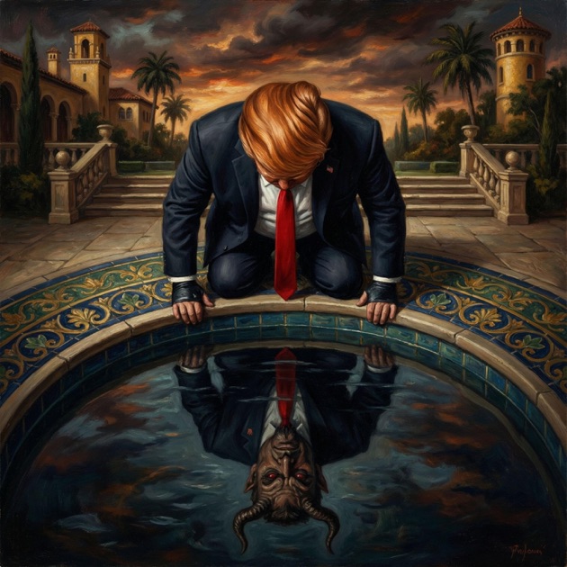 Narcissus at Mar-a-Lago